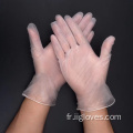 Protection de main-d'œuvre jetable gants élastiques gants pvc doux